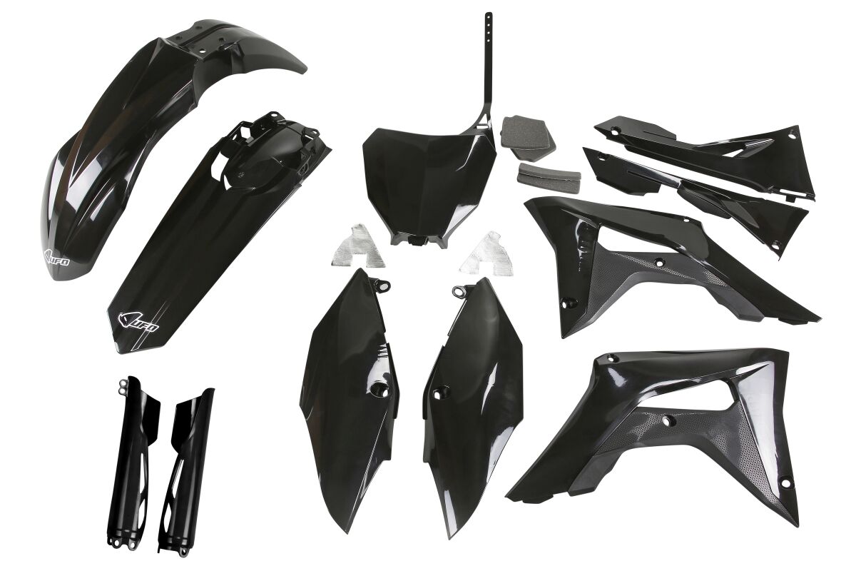 Täielik plastikukomplekt, Honda CRF450R, must