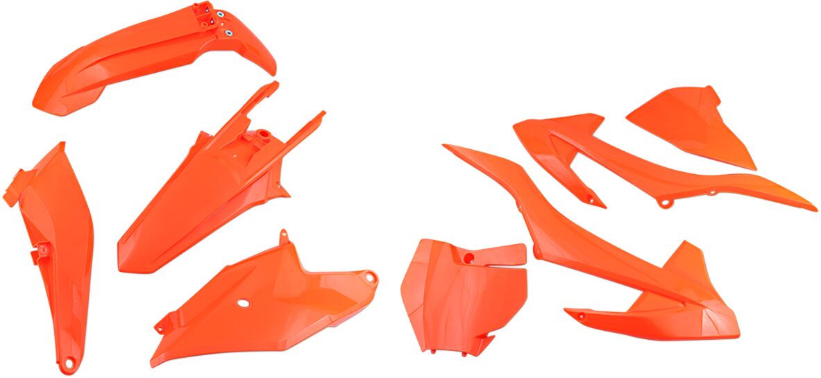 Plastikukomplekt KTM, fluo oranž