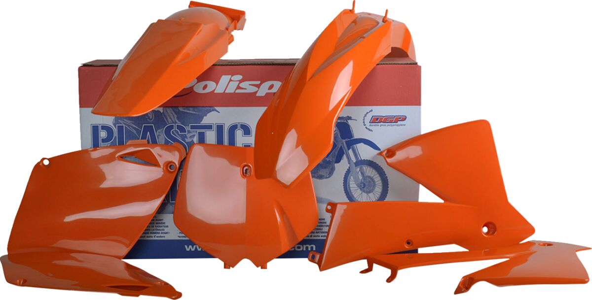 Täielik MX/enduuro standardne plastikukomplekt, oranž