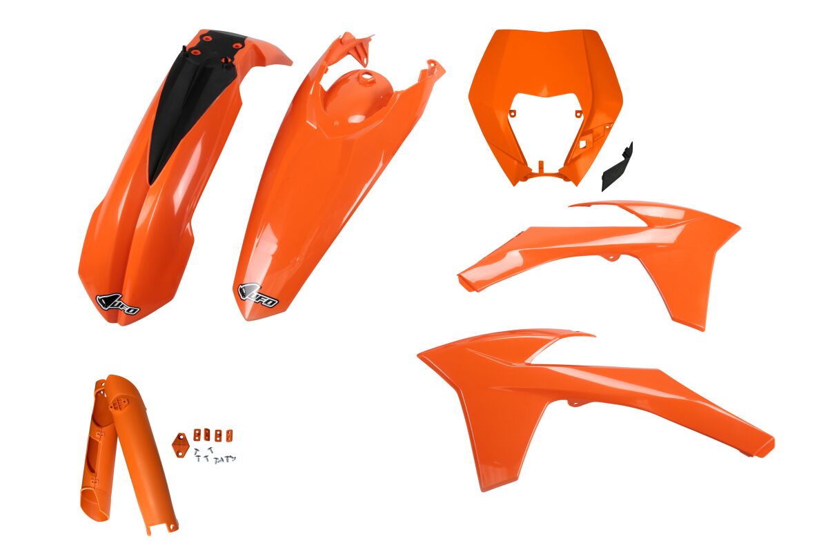 Täielik plastikukomplekt, KTM EXC, oranž