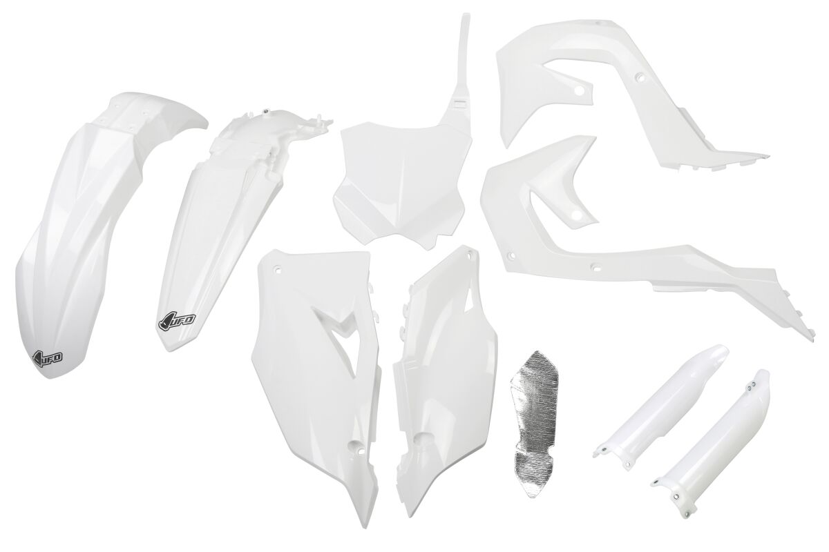 Täielik plastikukomplekt, valge