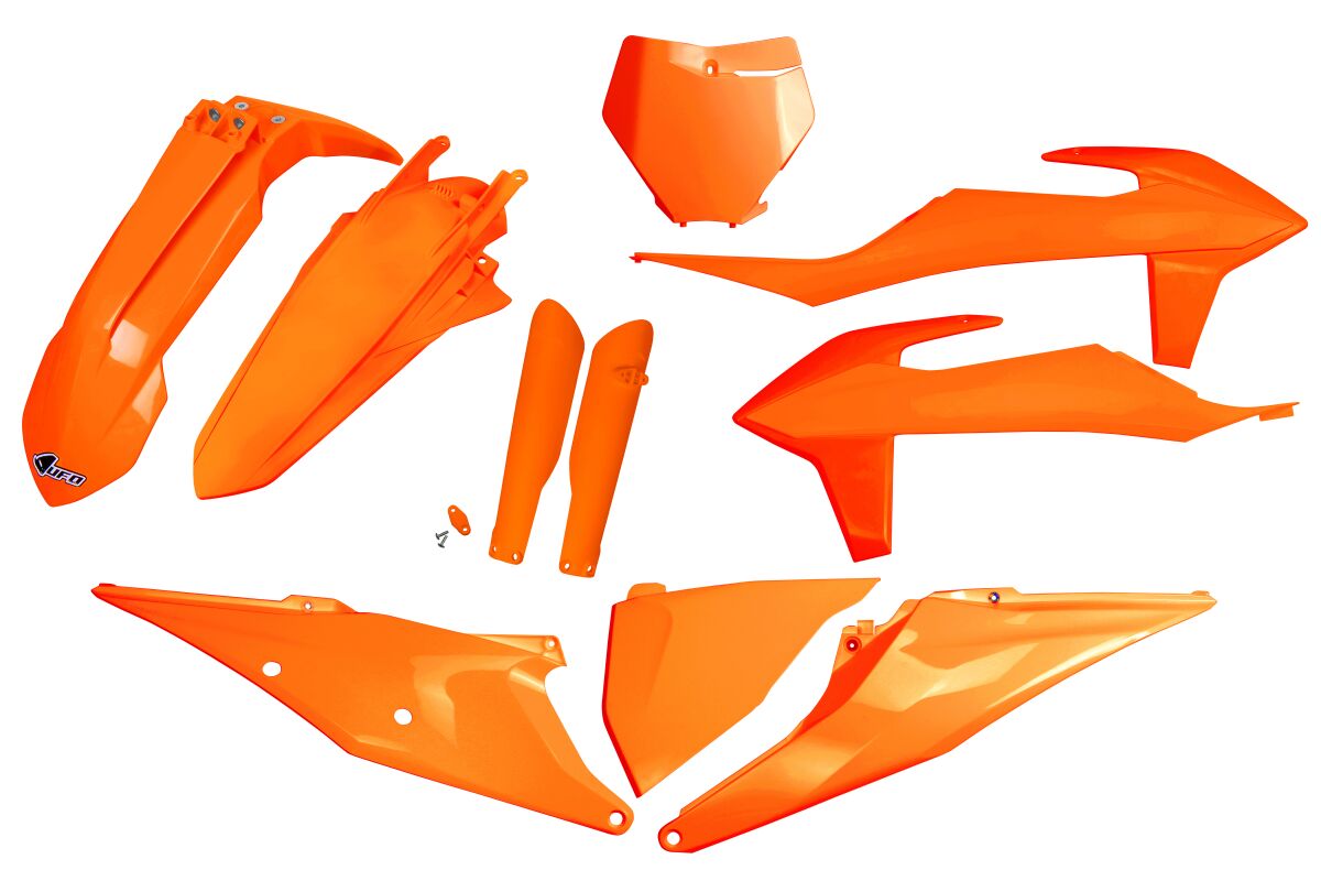 Täielik plastikukomplekt, fluo oranž