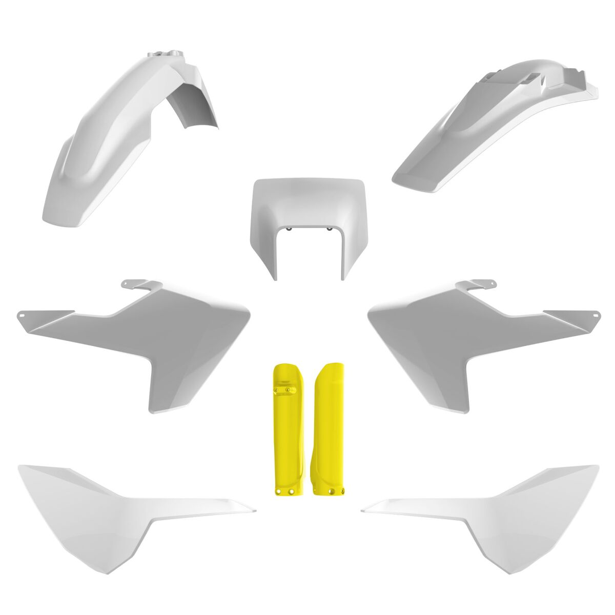 Plastikukomplekt TE/FE 17-19, valge