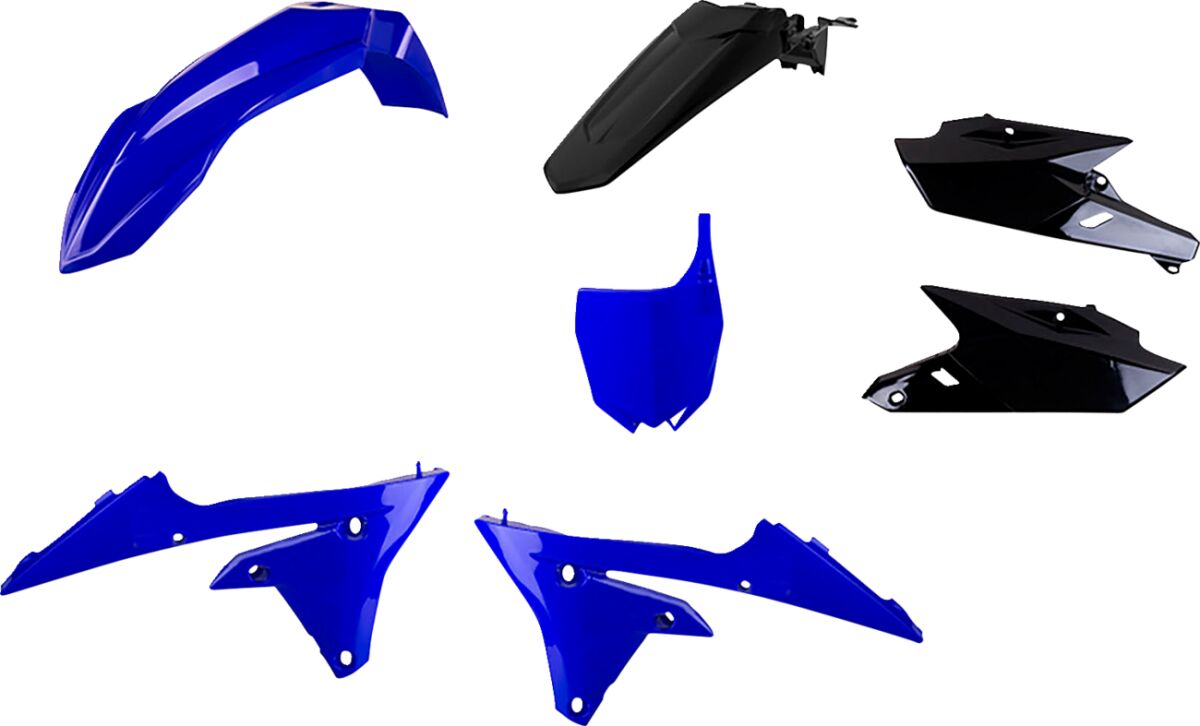 Plastikukomplekt YZF 14-17-, sinine/must