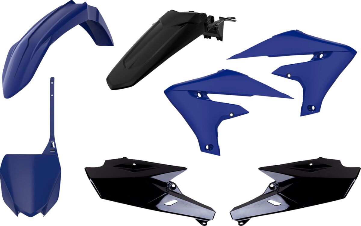 Plastikukomplekt YZF 18-, sinine/must
