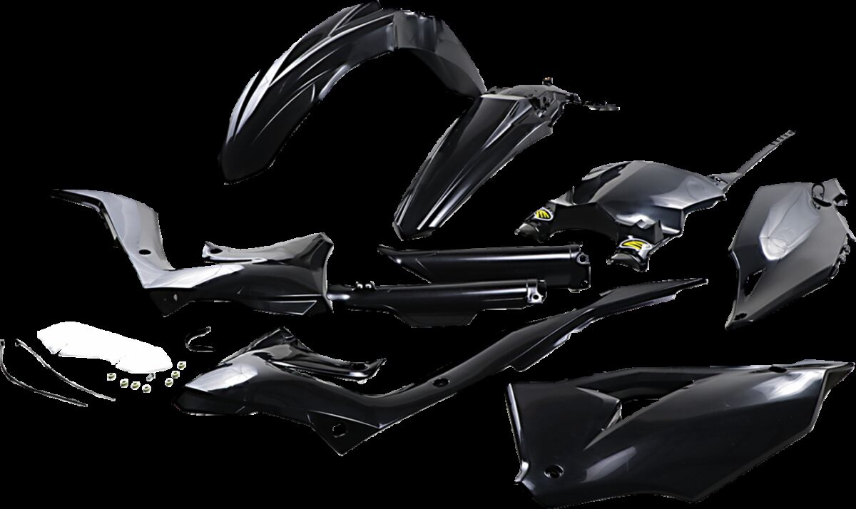 Plastikukomplekt KX450, must