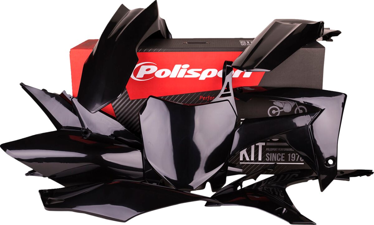 Plastikukomplekt CRF250 14-17, must