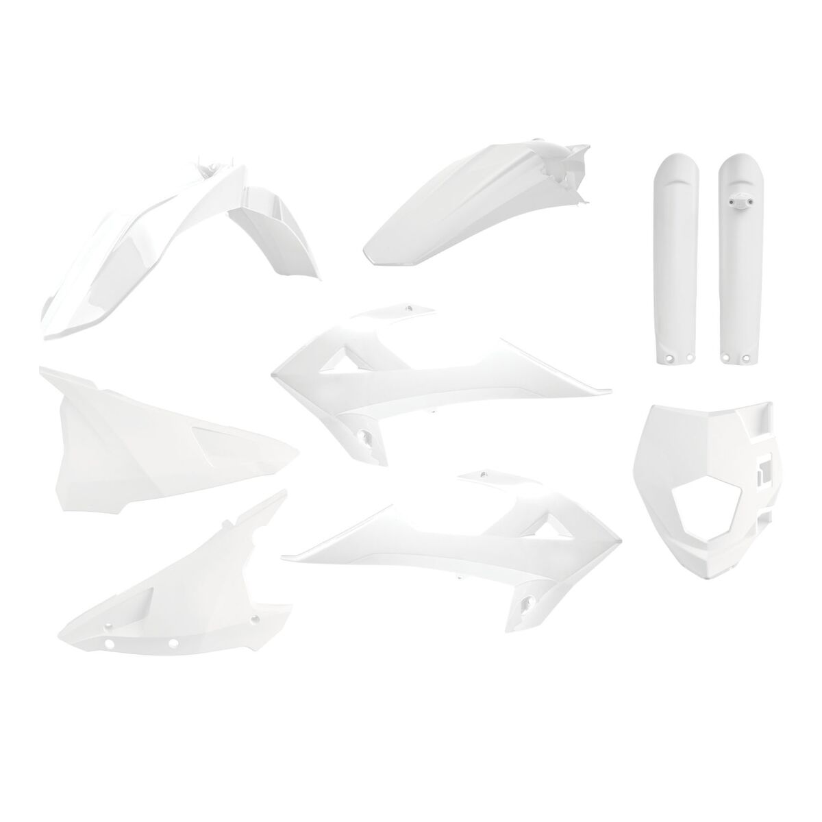 Plastikukomplekt EC/ECE 18-20, valge