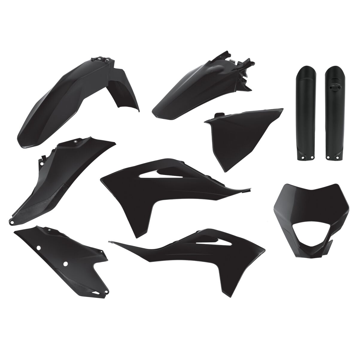 Plastikukomplekt GGAS EC/F 21-, must
