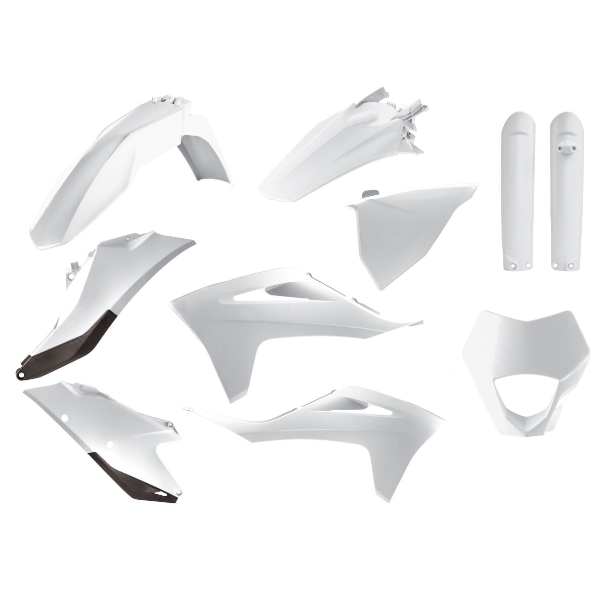 Plastikukomplekt GGAS EC/F 21-, valge