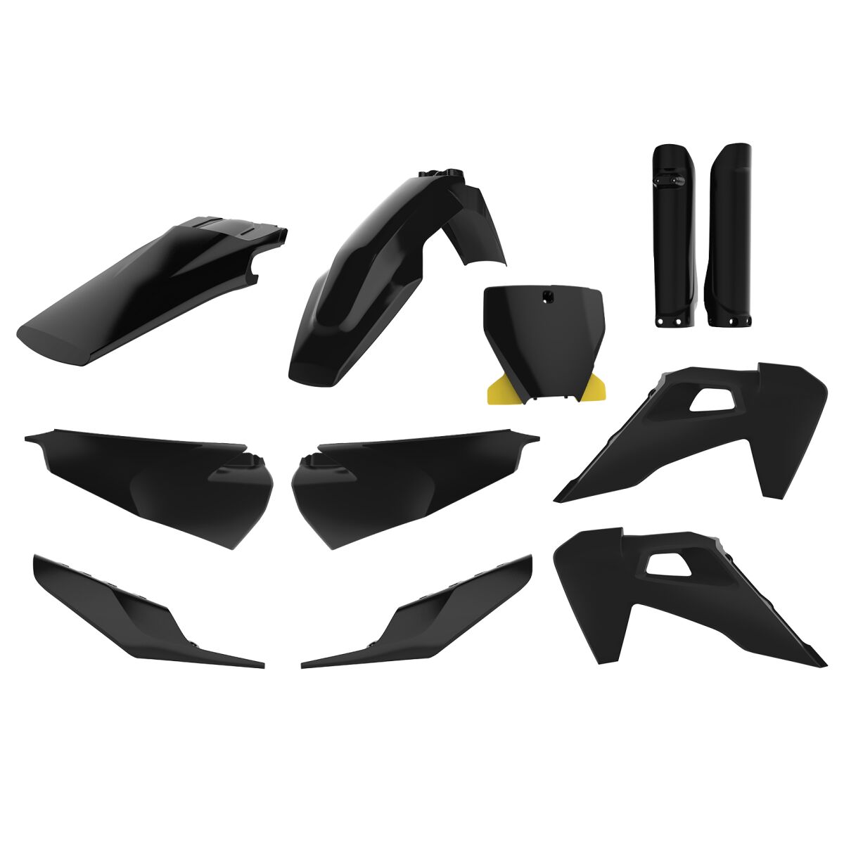 Plastikukomplekt TC/FC 19-21, must