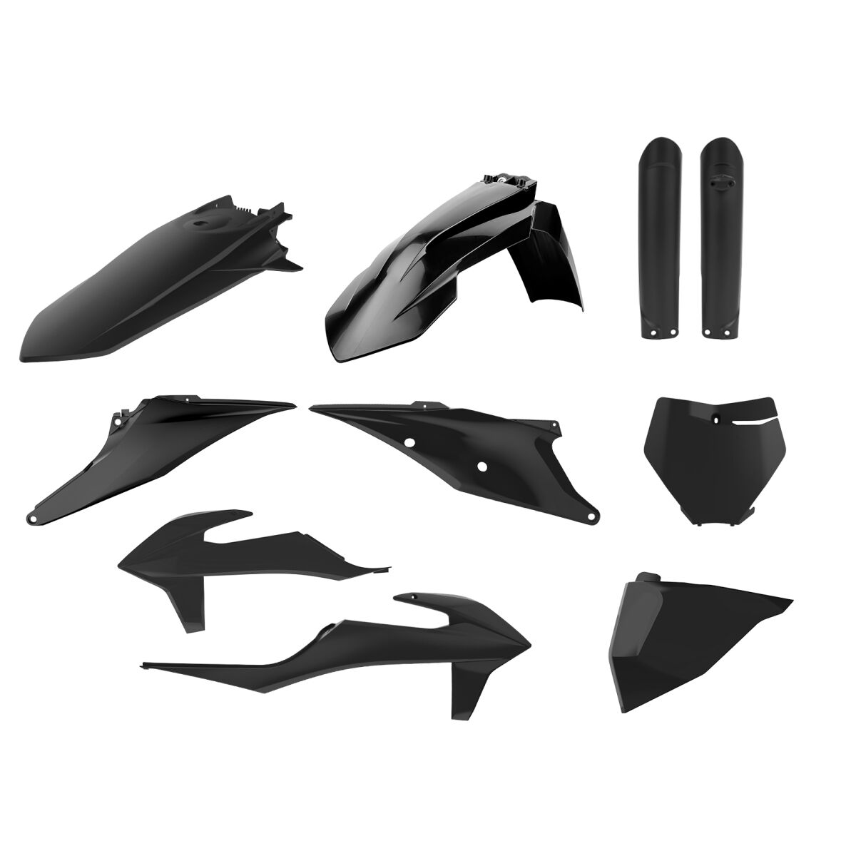 Plastikukomplekt SX/SXF 19-21, must