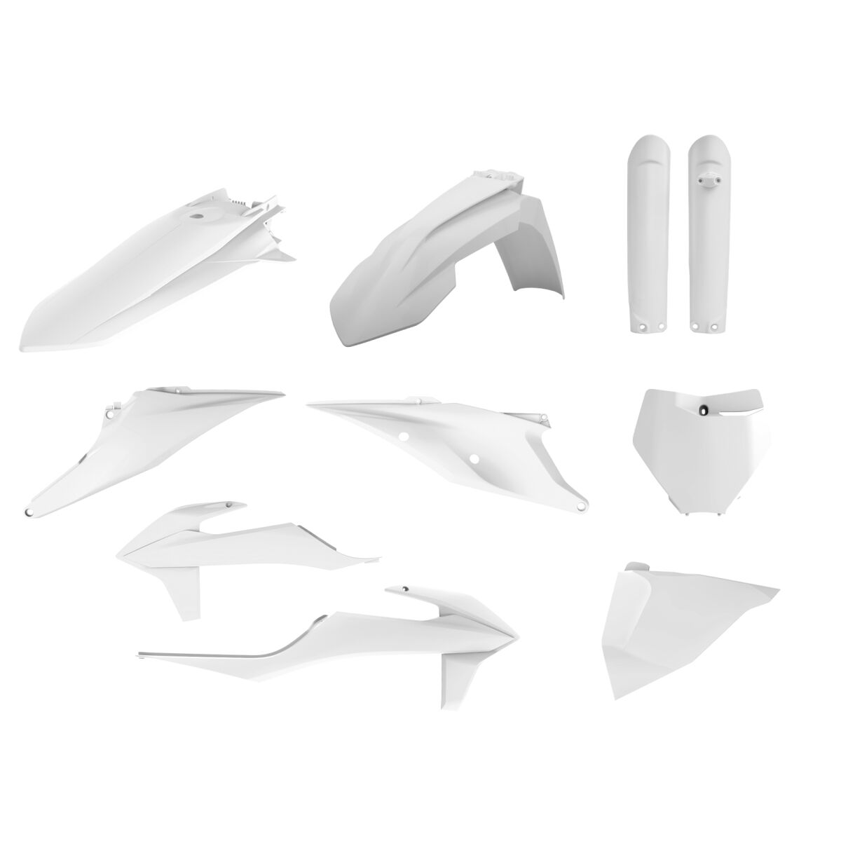 Plastikukomplekt SX/SXF 19-21, valge