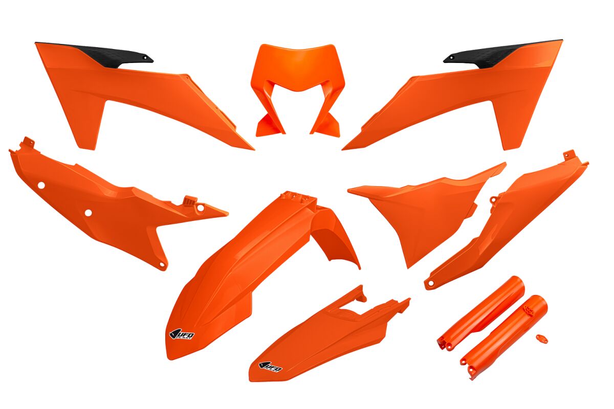 Täielik plastikukomplekt EXC/F 24-, oranž
