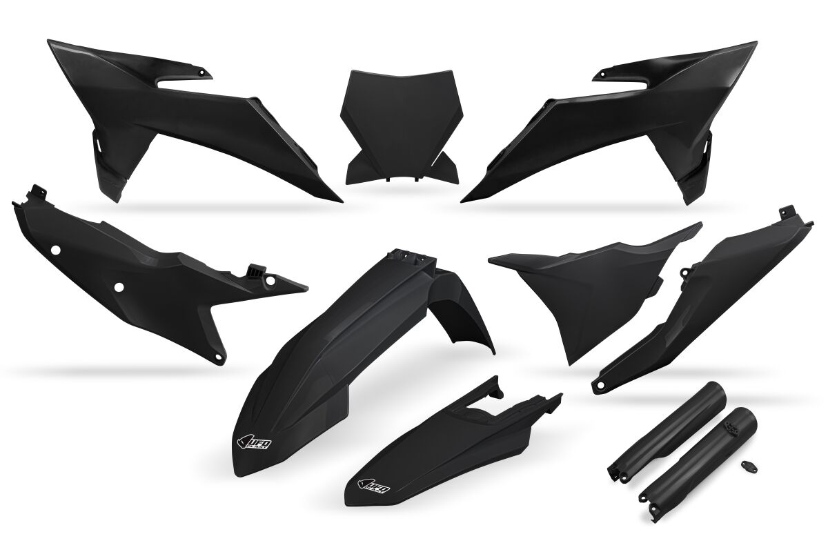 Plastikukomplekt, täielik, SX/SXF 2025-, must