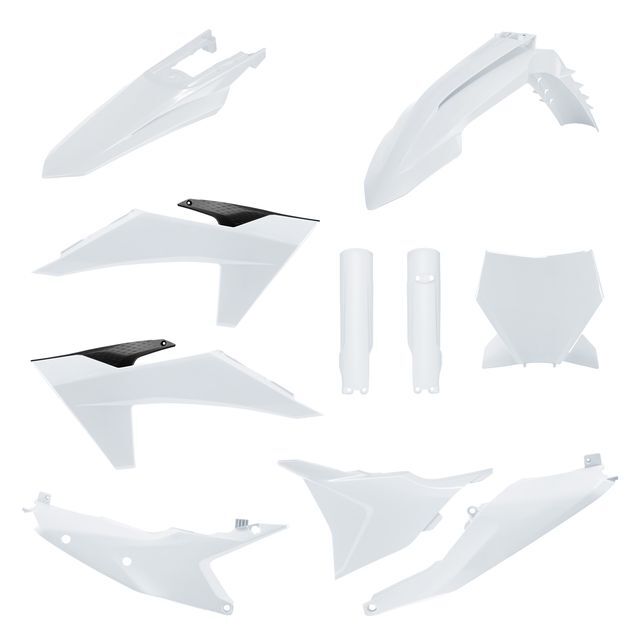 Täielik plastikukomplekt SX/SXF 23-24, valge