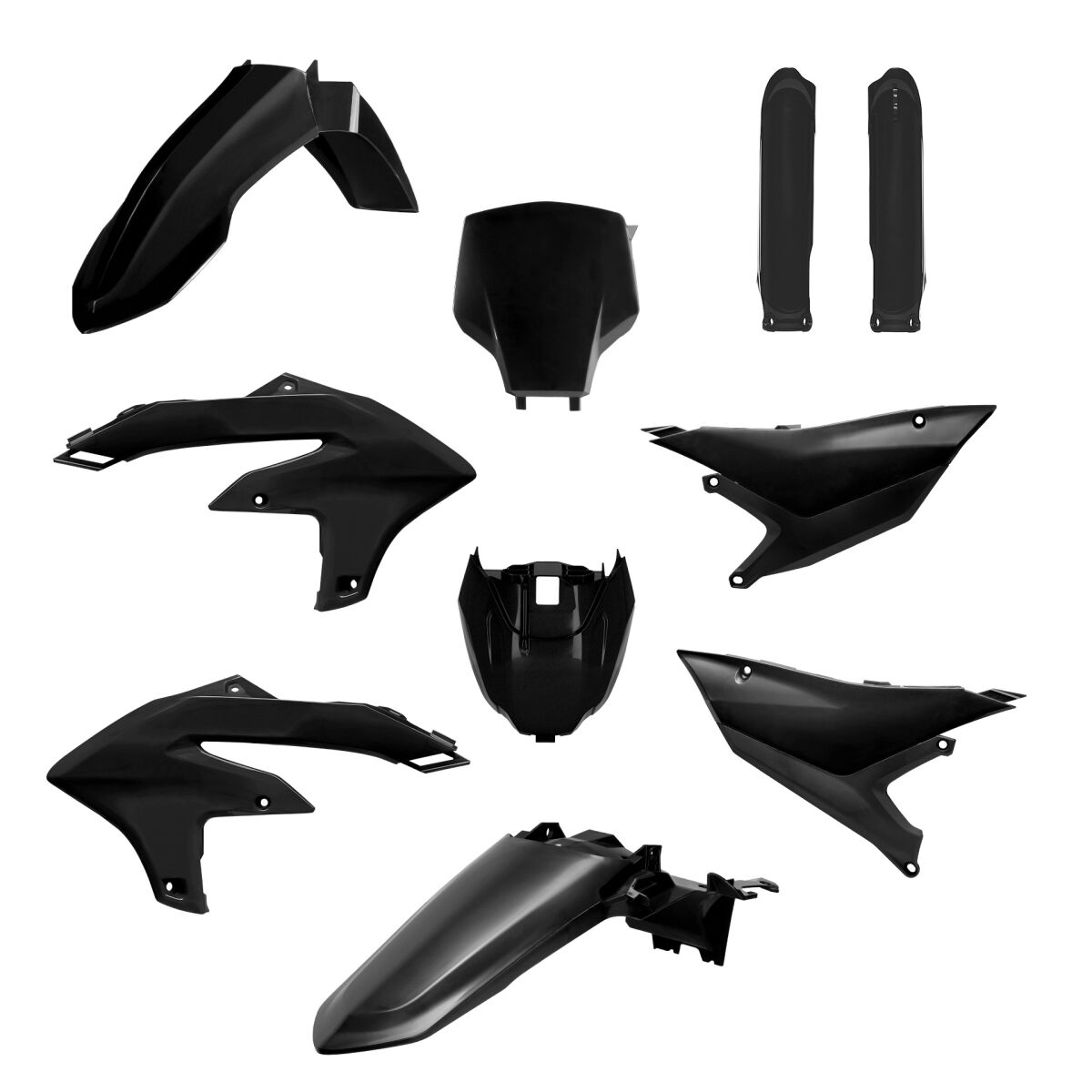 Täielik plastikukomplekt, YZF450 26-, must