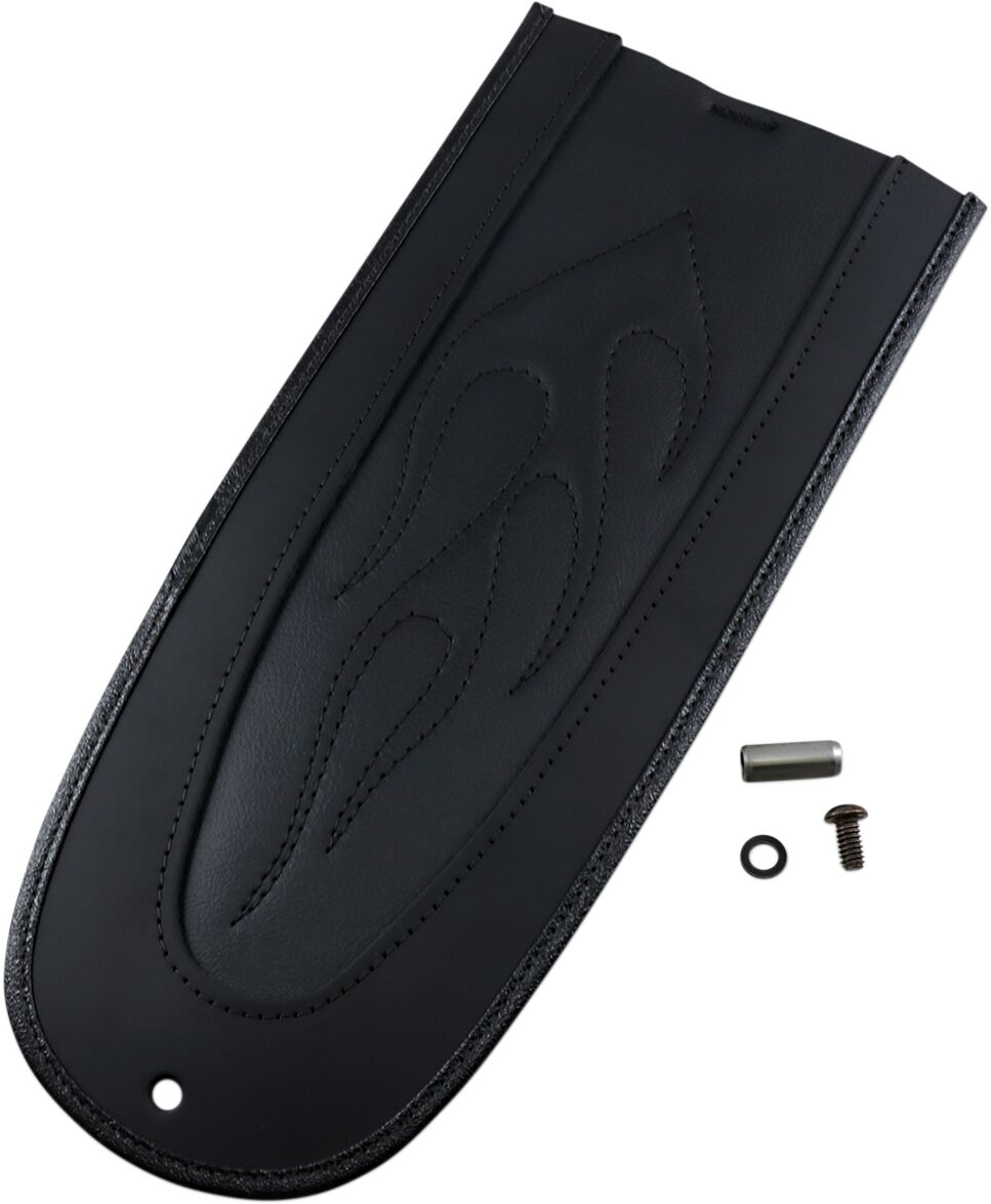 Poritiiva kaitse Fender Skins, tagumine, leegiõmblus, vinüül, must