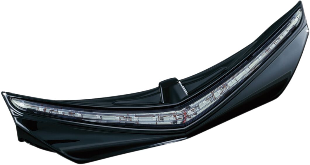 LED tagaporitiiva otsak tumendatud klaasiga, must