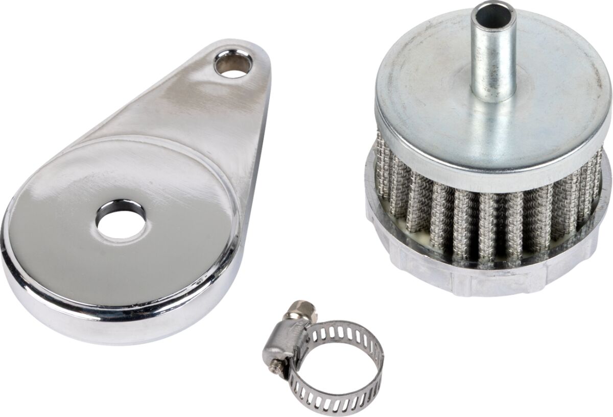 CRANKCASE BREATHER FILTER CHROME