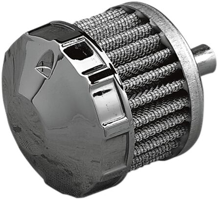 REPLACEMENT CRANKCASE BREATHER FILTER CHROME