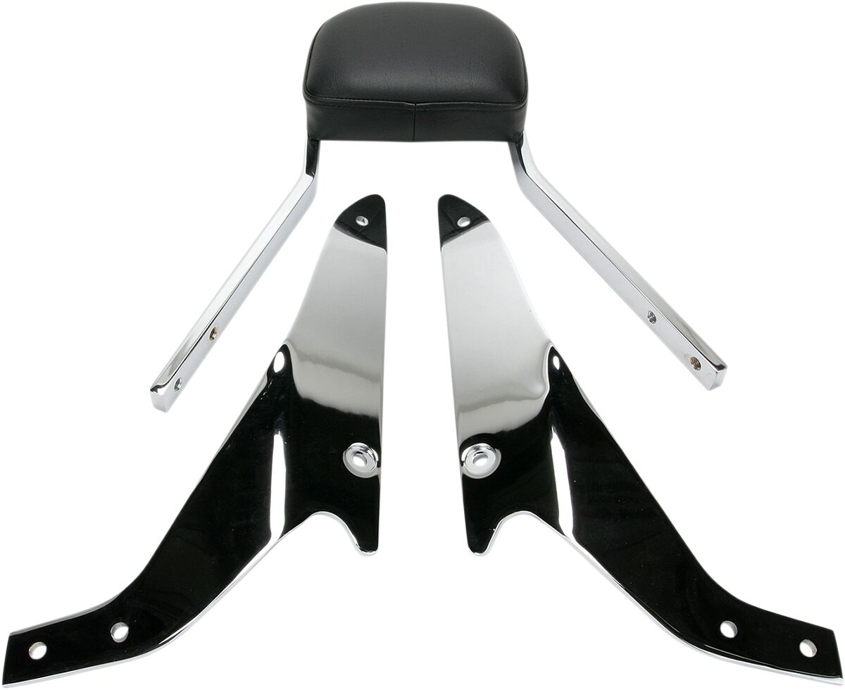 MINI SQUARE SISSY BAR CHROME WITH PAD SUZUKI
