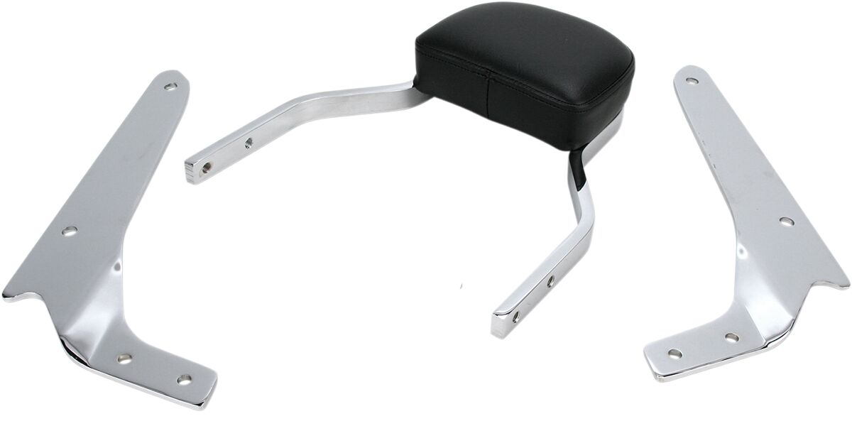 MINI SQUARE SISSY BAR CHROME WITH PAD HONDA