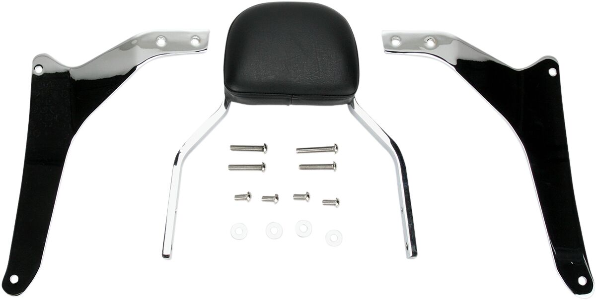 MINI SQUARE SISSY BAR CHROME WITH PAD YAMAHA