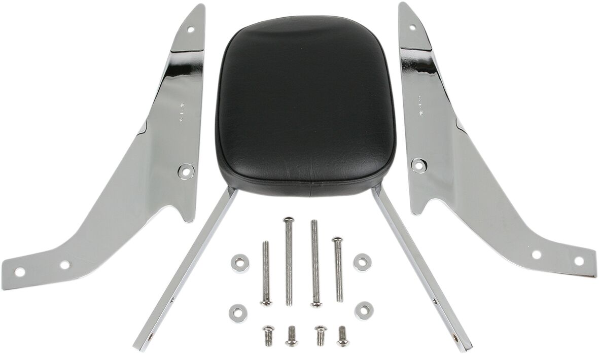SQUARE SISSY BAR CHROME WITH PAD SUZUKI