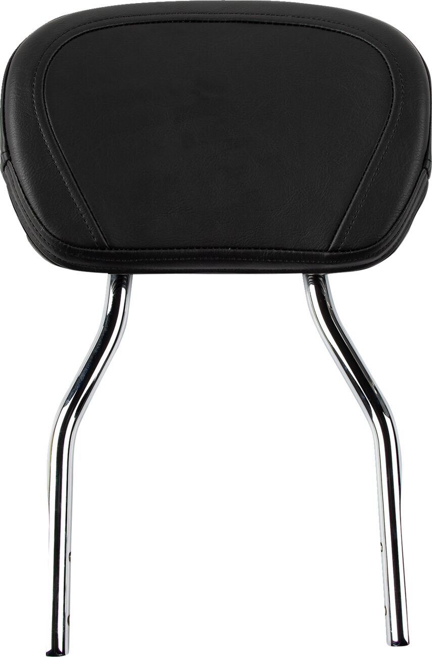 TALL ROUND SISSY BAR CHROME WITH PAD HONDA