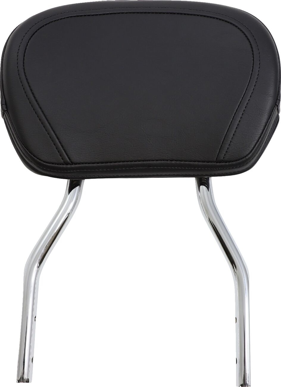 TALL ROUND SISSY BAR CHROME WITH PAD HONDA