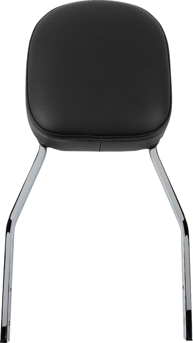 TALL ROUND SISSY BAR CHROME WITH PAD HONDA