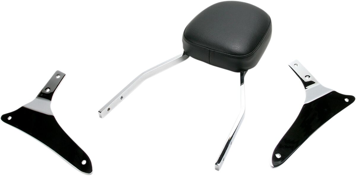 TALL SQUARE SISSY BAR CHROME WITH PAD KAWASAKI