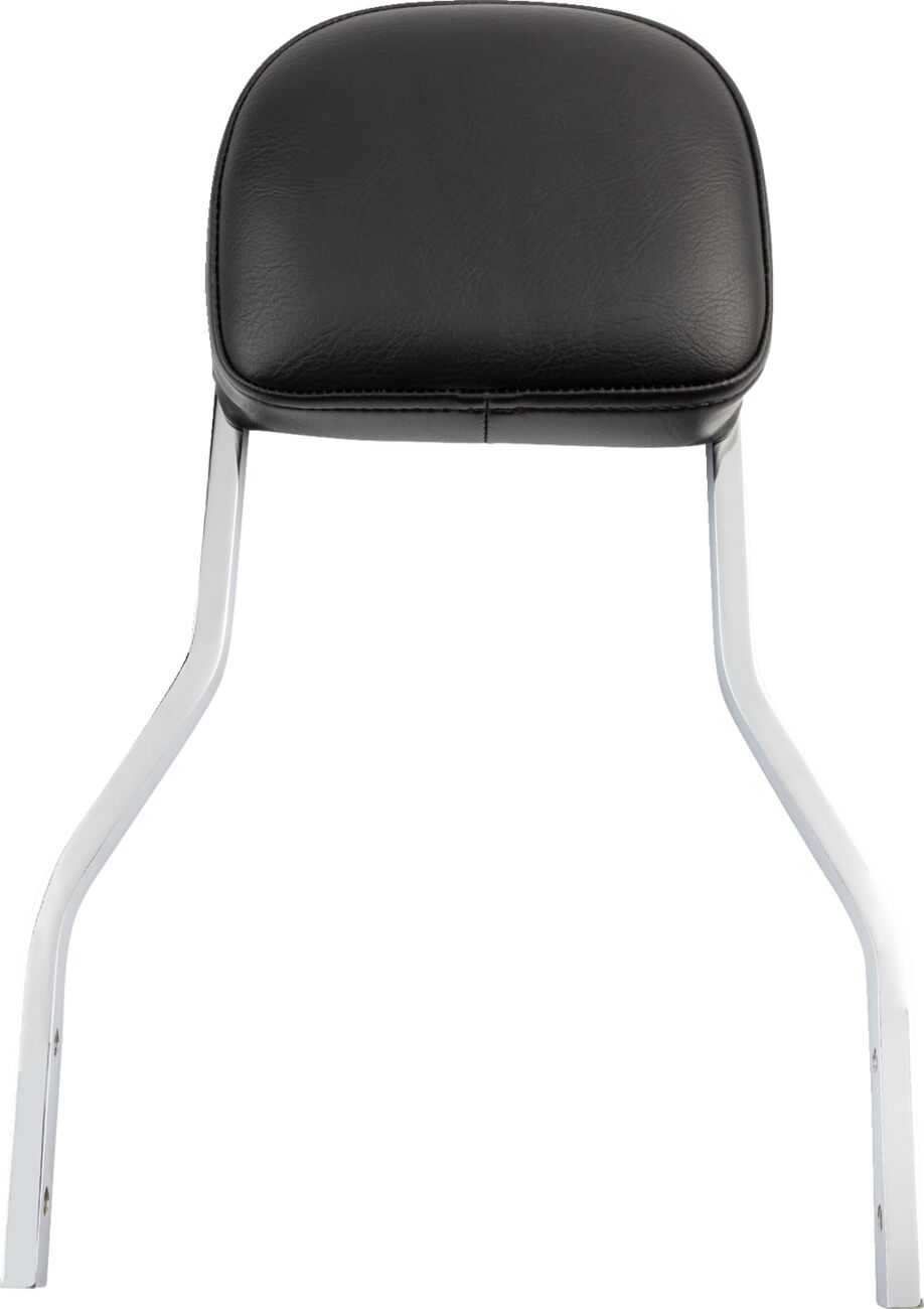 SHORT SQUARE SISSY BAR CHROME WITH PAD HD