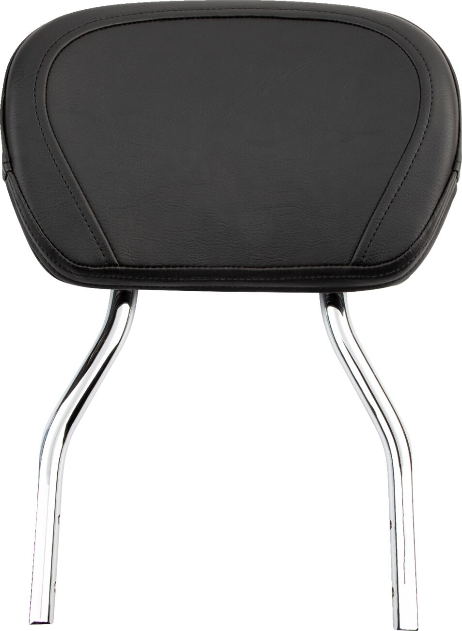 SHORT ROUND SISSY BAR CHROME WITH PAD HD