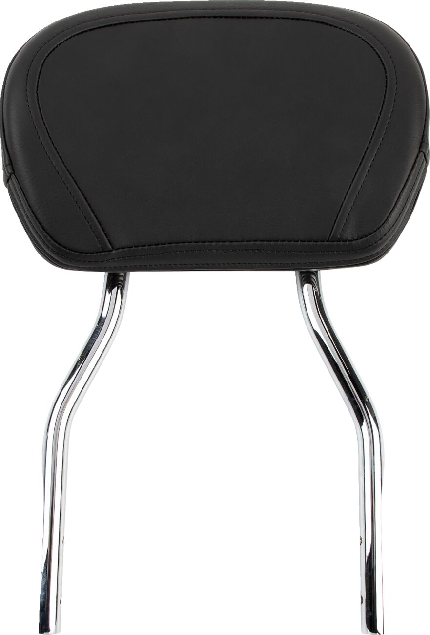 SHORT ROUND SISSY BAR CHROME WITH PAD HD