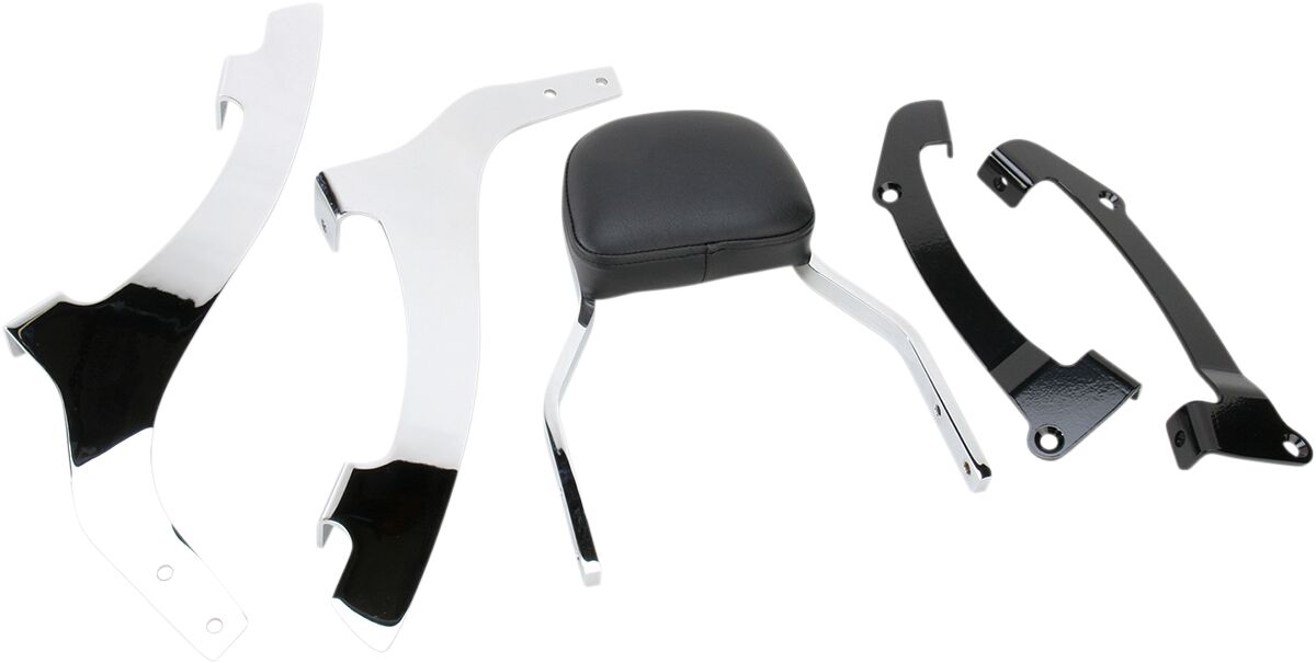 MINI SQUARE SISSY BAR CHROME WITH PAD HONDA