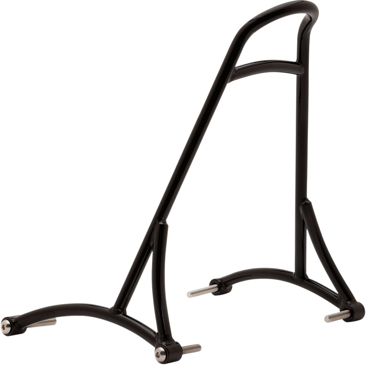 SISSY BAR SHORT BLACK POWDER-COATED