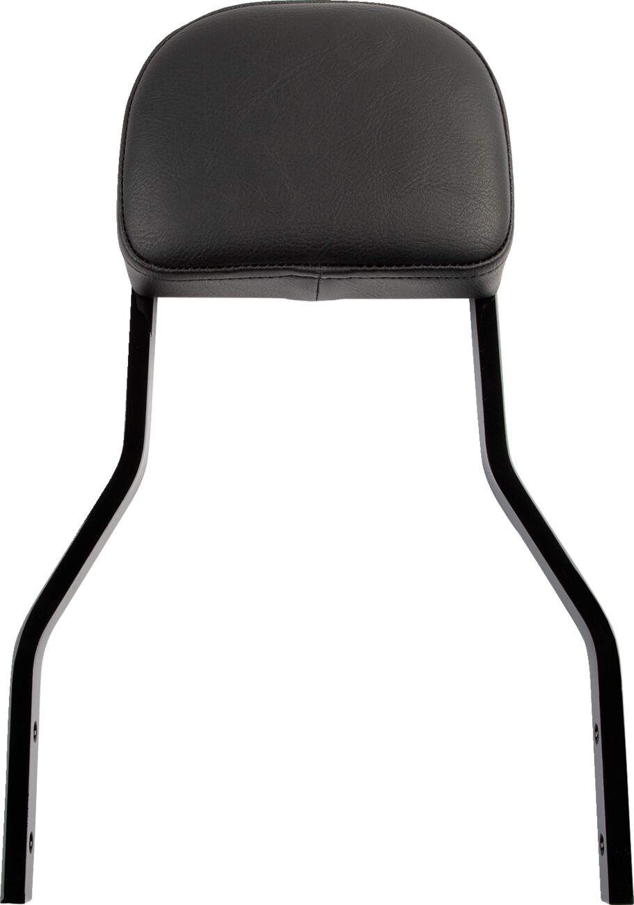 14" SHORT SQUARE SISSY BAR BLACK HD