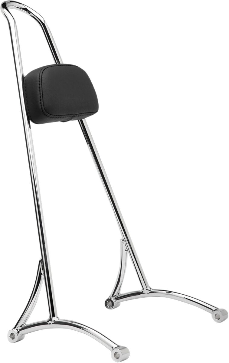 SISSY BAR TALL W/PAD CHROME