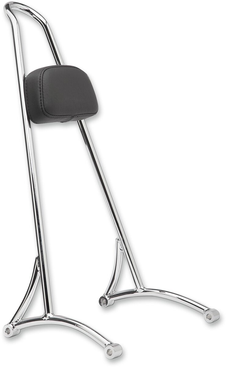 SISSY BAR TALL W/PAD CHROME