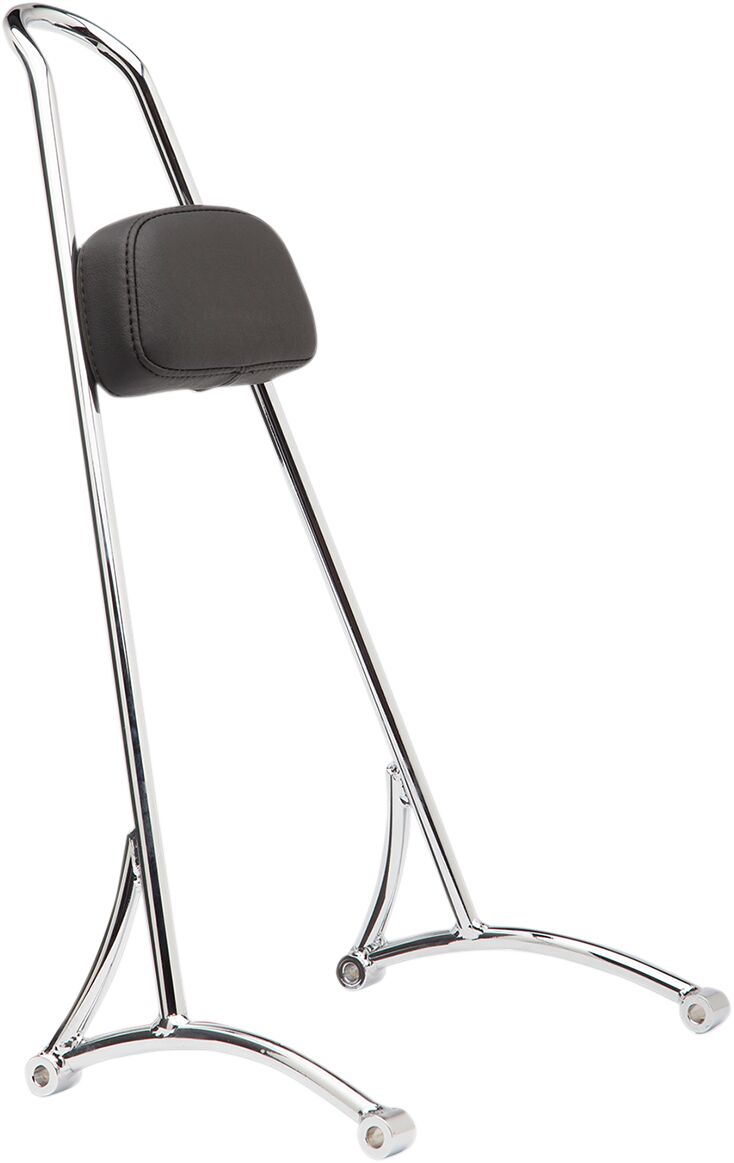 SISSY BAR TALL W/PAD CHROME