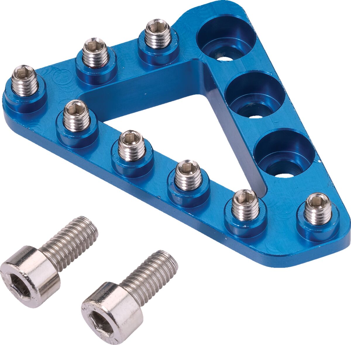 LARGE ALUM REAR BRAKE TIP  BLUE