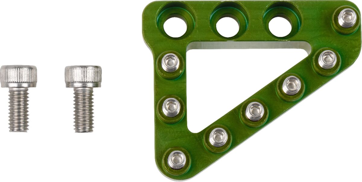 LARGE ALUM REAR BRAKE TIP GREEN