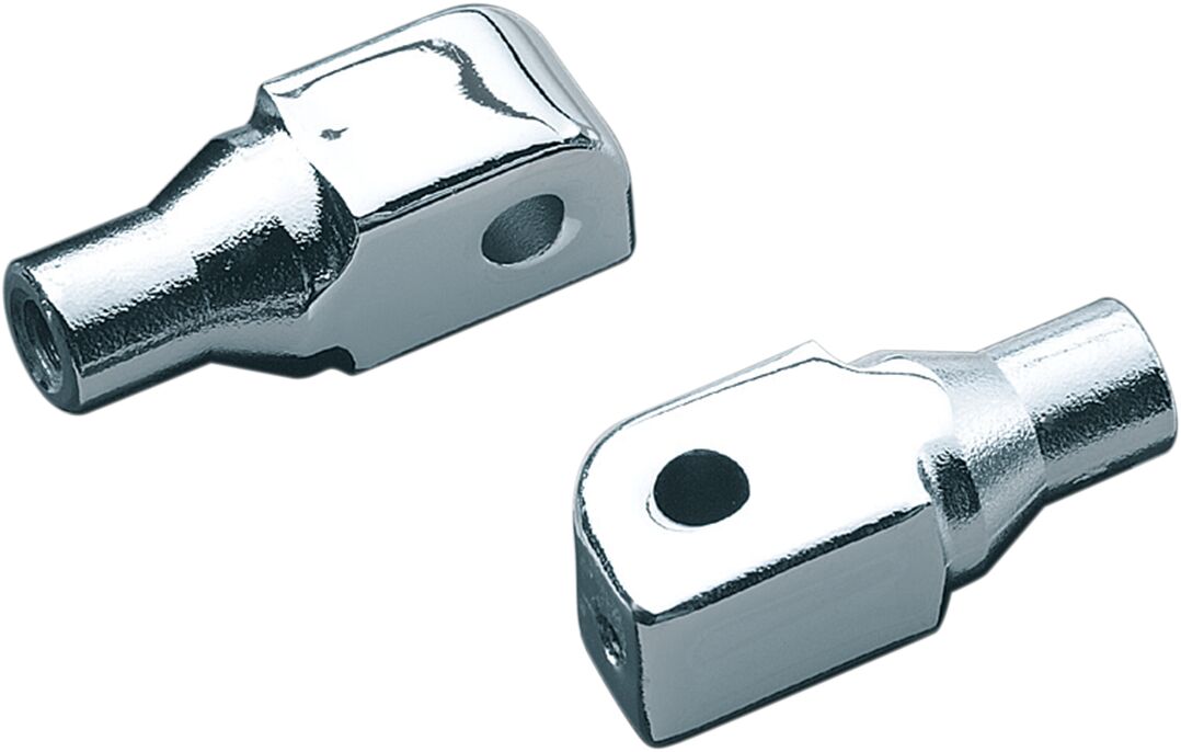 Koonilised jalatoe adapterid Honda, Suzuki, Triumph ja Yamaha jaoks, kroom