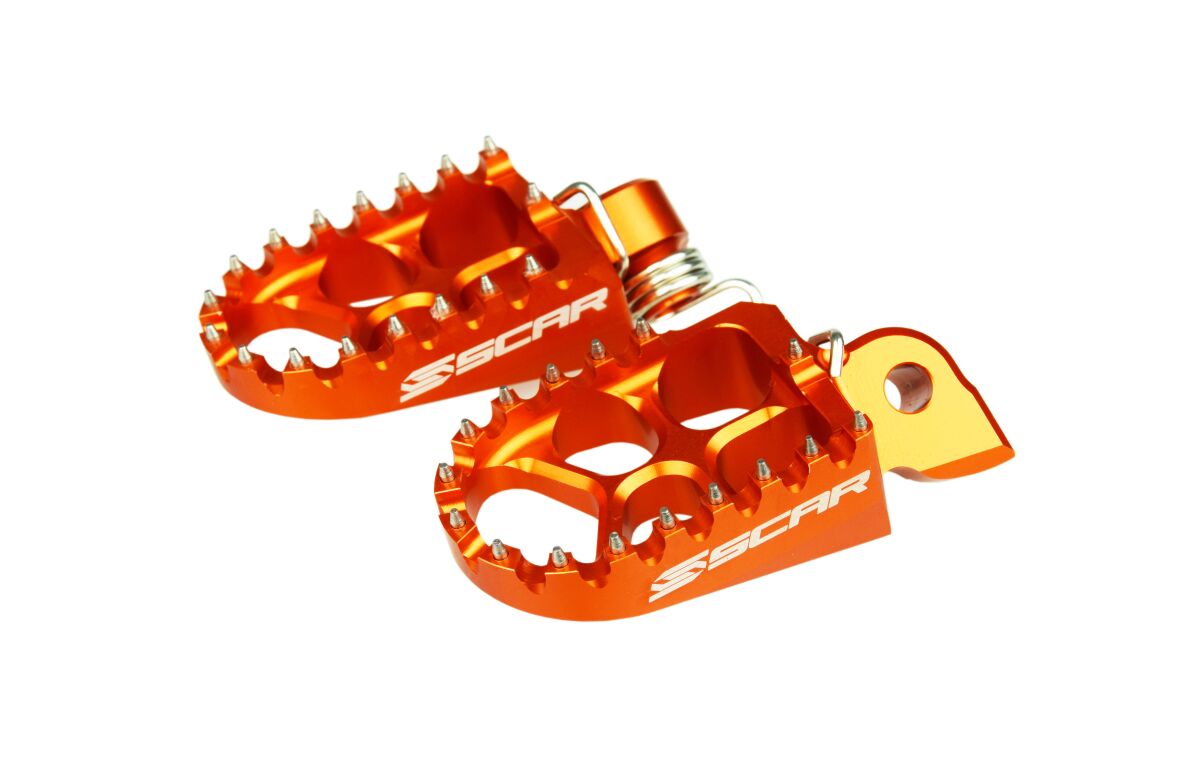 EVOLUTION FOOTPEGS ORANGE