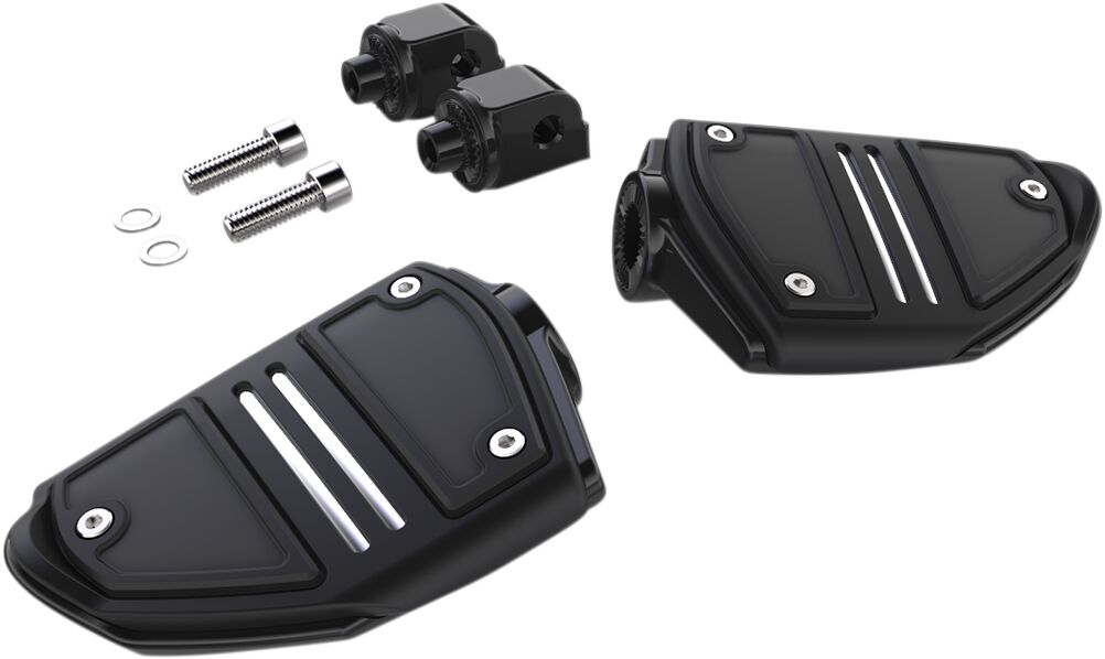 Jalatugi T-Rail, kinnitusega, Softail, must