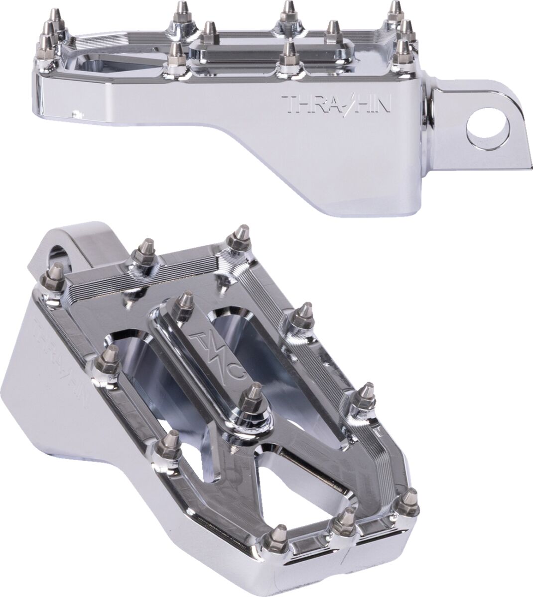 FOOTPEGS AGGRESSOR CHROME