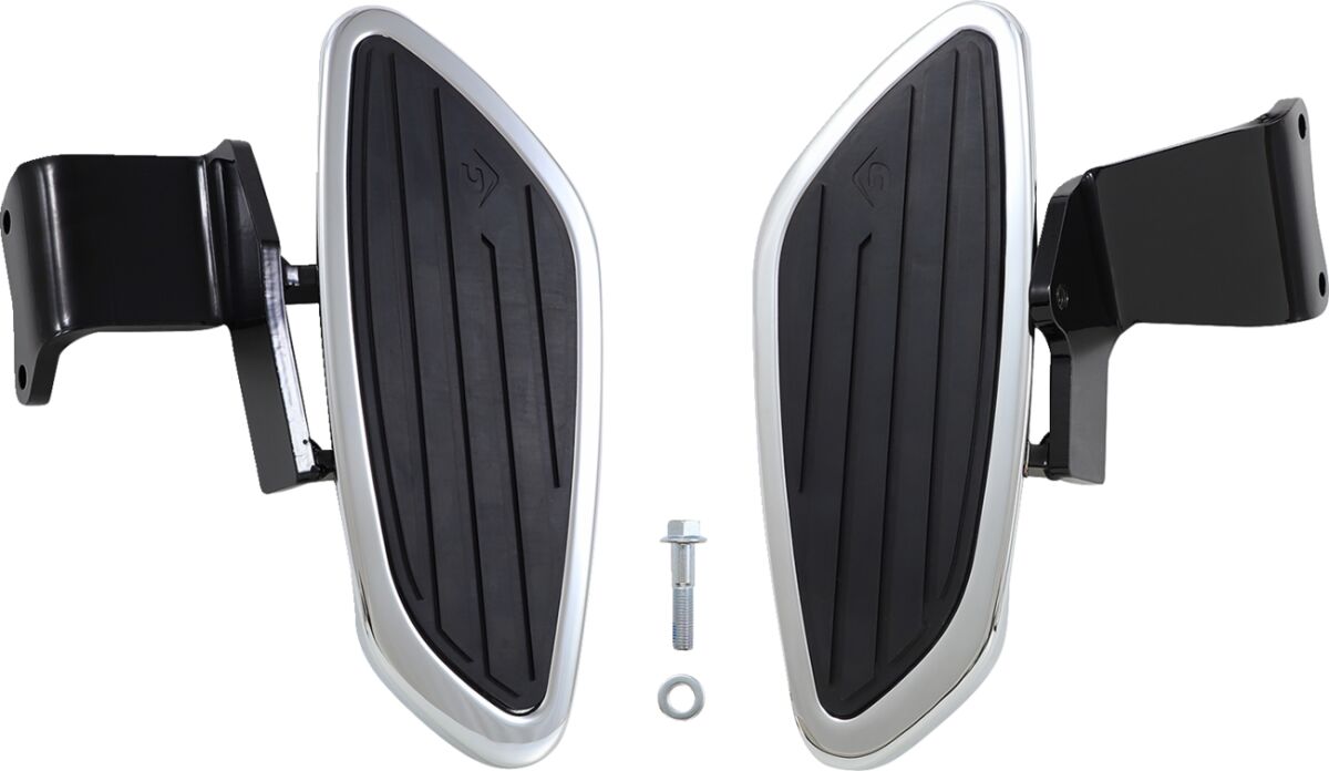 FRONT FLOORBOARD KIT SWEPT CHROME HONDA