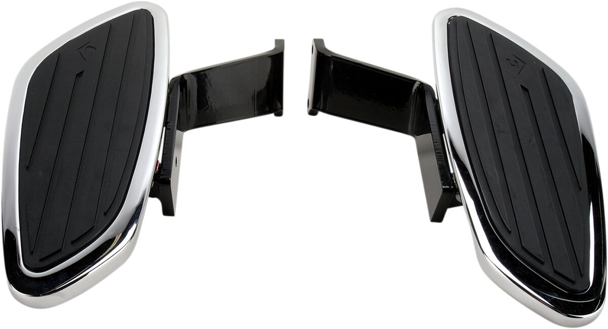 FRONT FLOORBOARD KIT SWEPT CHROME HONDA